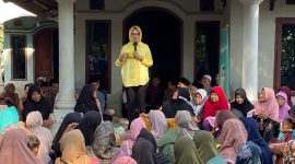 Airin Rachmi Diany berkesempatan silaturahmi di wilayah Cirinten, Kabupaten Lebak, pada Kamis (20/7/2023).