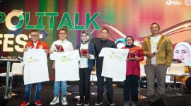 Airin saat menjadi Pembicara dalam acara Politalk Fest “Politik dan Anak Muda Jawaban Masa Depan Indonesia” yang digelar Purna Paskibraka Indonesia Jakarta Pusat (PPIJP), di Jakarta Pusat, Jum'at (18/8/2023).