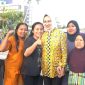 Airin Rachmi Diany mengunjungi objek wisata Situ Kelapa Dua, di Kecamatan Kelapa Dua, Kabupaten Tangerang, Sabtu (16/9/2023).