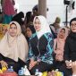 Airin saat hadir dalam acara Maulid Nabi Muhammad SAW di wilayah Pamulang, Kota Tangerang Selatan, Minggu (5/11/2023).