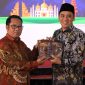Wakil Menteri Agama, H Saiful Rahmat Dasuki saat melaunching buku “Ensiklopedia Seni Budaya Islam di Nusantara” pada acara Rakor Direktorat Penerangan Agama Islam di Jakarta, Rabu (28/02/2024).