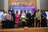 Airin Rachmi Diany saat menjadi narasumber dalam Seminar nasional yang bertajuk 