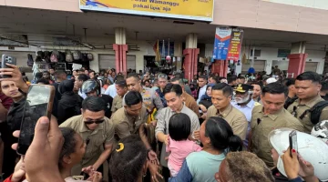 Kunjungi Pasar Wamanggu Merauke, Wapres Pastikan Harga dan Fasilitas Terjaga