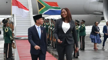 Tiba di Johannesburg, Wapres Gibran Disambut Menteri Energi Afrika Selatan dan Tarian Pantsula