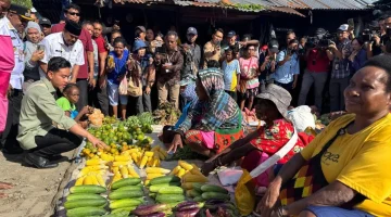 Tinjau Pasar Wosi Manokwari, Wapres Pastikan Stabilitas Harga dan Kondisi Infrastruktur Pasar