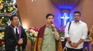 Sambangi GKPI Pearaja Tarutung, Wapres Ajak Jemaat Doakan Korban Bencana Longsor Tapanuli Utara